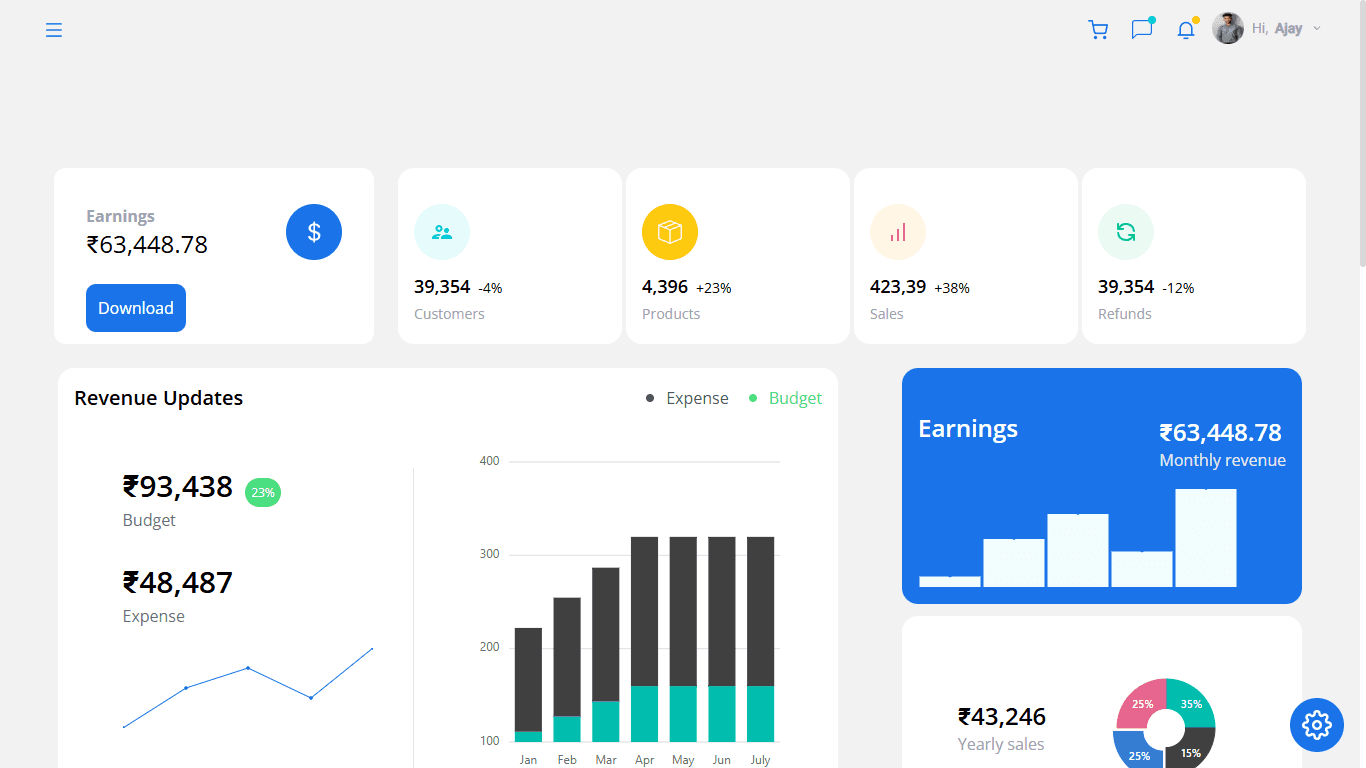 Admin Dashboard