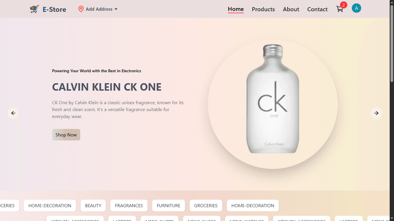 E-Store: E-Commerce App